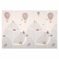 Mata edukacyjna piankowa dwustronna składana 150x200cm balony ulica