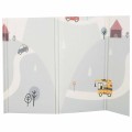 Mata edukacyjna piankowa dwustronna składana 150x200cm balony ulica