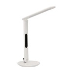 Biurkowa lampka z budzikiem, czujnikiem ruchu i ładowarką USB, 500lm, 4000K (najlepsze światło do nauki i czytania)