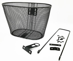 Kosz rowerowy przedni owalny