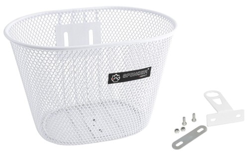 Koszyczek rowerowy przedni dziecięcy biały.jpg