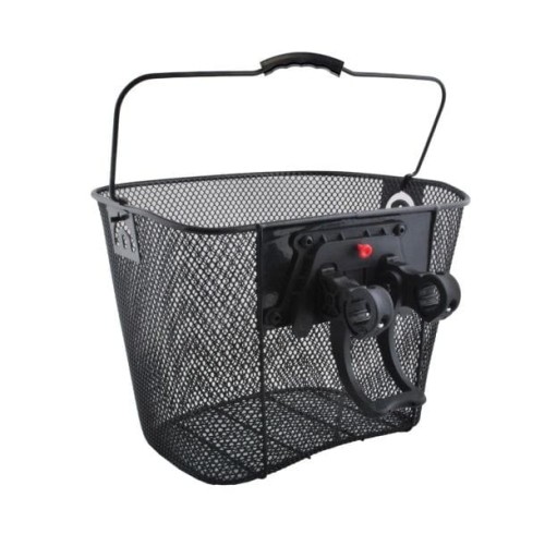 Kosz rowerowy na przód z uchwytem,  zapinany i wypinany na clik.jpg