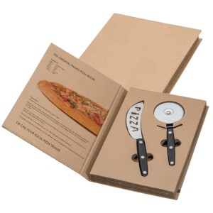 Zestaw do krojenia pizzy w opakowaniu z przepisem