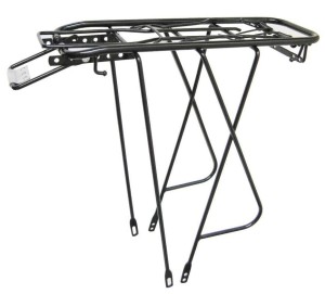 Bagażnik rowerowy tylny, 26-28", stalowy, regulowany, rower MTB