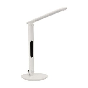 Biurkowa lampka z budzikiem, czujnikiem ruchu i ładowarką USB, 500lm, 4000K (najlepsze światło do nauki i czytania)