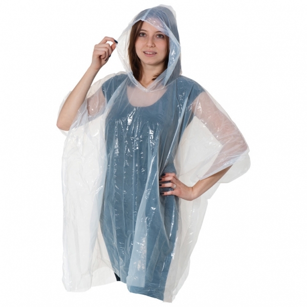 Poncho przeciwdeszczowe w plastikowym etui w kształcie kulki